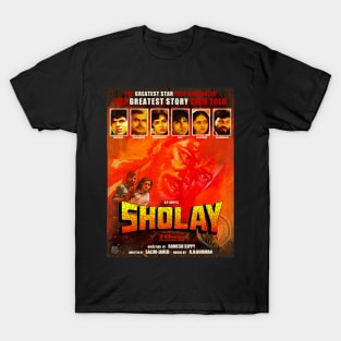 Sholay Red Gabbar Singh T-Shirt